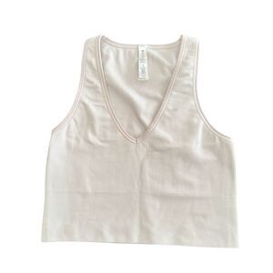 Athleta Aurora Seamless Crop Rib Tank size S